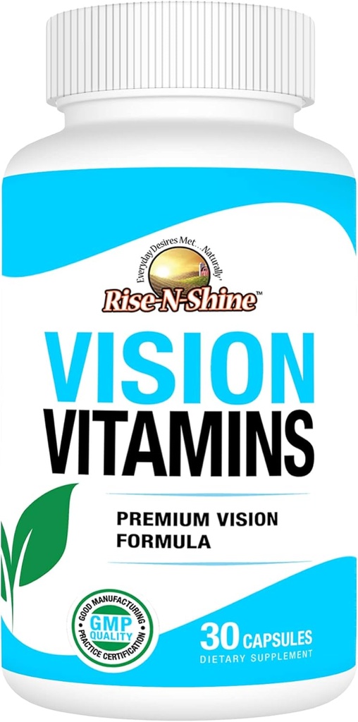 Vision Vitamin Formula dengan Lutein, Vitamin A, Taurine, Zinc, Turmeric Root dan More untuk Mendukung Vision 30 Count