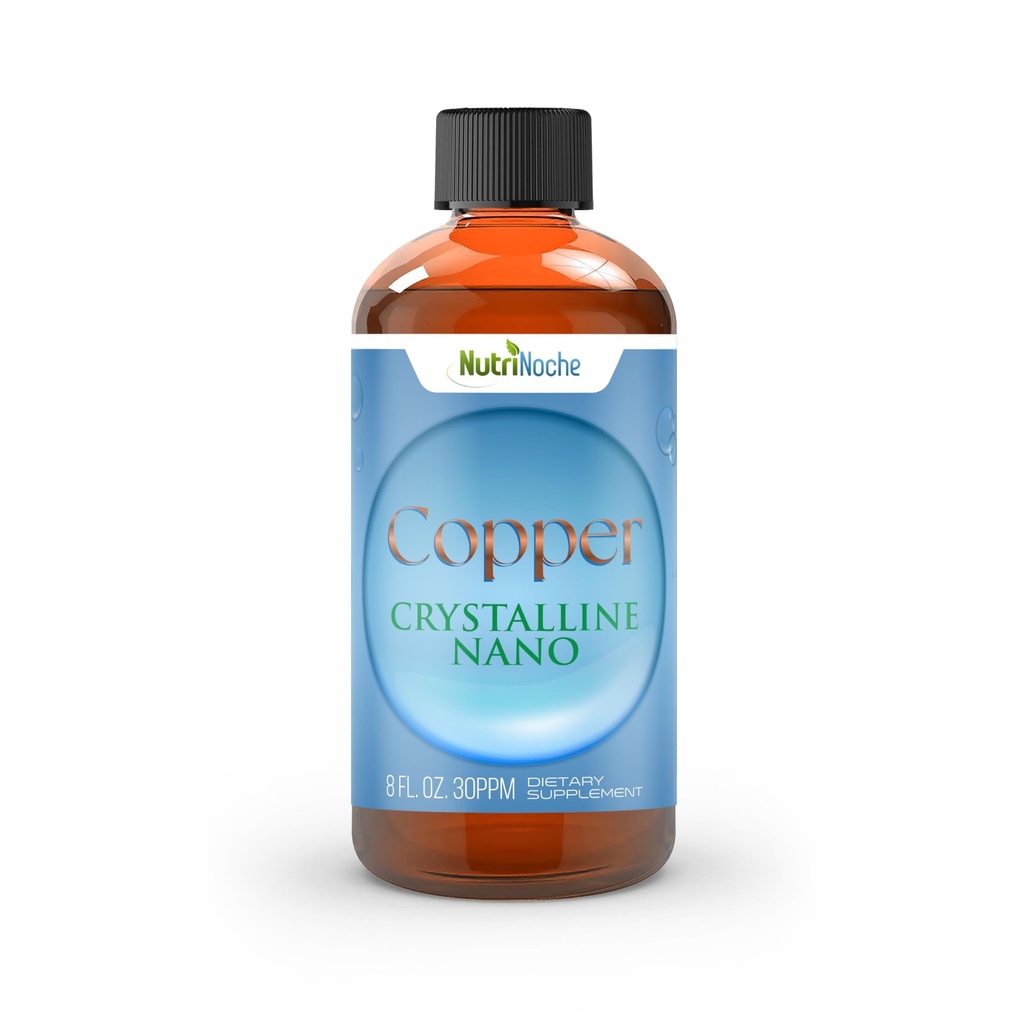 NutriNoche Liquid Colloidal Copper Supplement: 124; 99,99% Sulap Murni Nano Copper Particles: 124; 30 plum