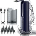 Ear Wax Removal - Electric Ear Flushing System, Air powered Ear Cleaner with 4 Pressure Modes, Safe and Ear Cleaning Tool, Water Resistant USB Rechargable (Blue)