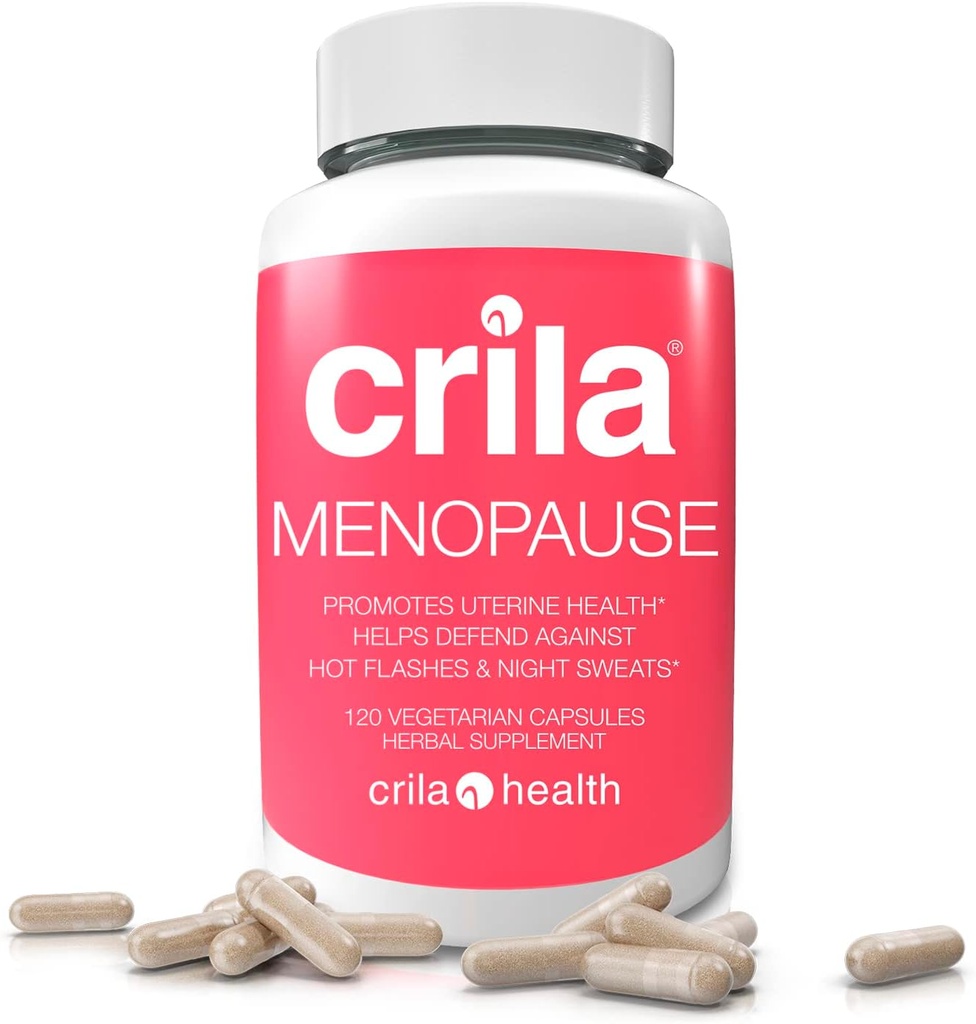 Hot Flash, Mood Swings, dan Menopause Hormone Dukung oleh CRILA I 2 Bulan Supply 124; Night Sweets & Hot Flashes Menopause Relief Suplemen 124; Estrogen Replacement for Women, Natural Suplemen Pills