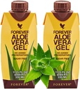 Aloe Hidup Selamanya Vera Gel ® Minis (330mL / 1115oz Masing-masing) 99.7% Pure Inner Aloe Vera Gel, Tidak Ditambahkan Pengawet. Gluten- Bebas (Kemas 2)
