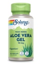 SOLARAY Aloe Vera Gel berkonsentrasi 200X - Sama dengan 2000mg Fresh Gel, Aloe Vera Capsules dengan Ginger, Peppermint dan Parsley, Herbal Wellness Dukungan, Vegan, Non-GMO, Jaminan 60- Day, 100 Pelayan