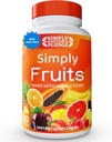Hanya Nature 's Pledge - 90 Fruit Kapsul - Dibuat dengan Whole Food Superfood, Dikemas dengan 25 Fruits yang berbeda - 100% Soy Free