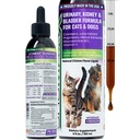 Treatment Tract Urinary Cat & Dog, Bladder & Kidney Dukungan untuk Dogs and Cats, Pet Care Yang Kuat, dengan Cair Cair Cranberry & Glucosamine, Chicken Flavor, 6 oz Bottle, 1 Pack