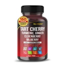 Tart Cherry Turmeric Ginger Stinging Ashwagandha Elderberry Bilberry Black Pepper -150 Capsules- Dibuat di Amerika Serikat