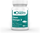 Omne Diem Clean Omega 3 - 1020mg, 120 softgel Capsules - Fish Oil Dietary Suplemen dengan Omega- 3 Fatty Acids: EPA & DHA