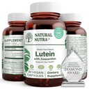 Nuttra Lutein Natural dan Isoxanthin Suplement, Mempertahankan Kesehatan Vision, Perlindungan Sel di Mata, Tingkat Enhance dari Sloxanthin & Isomers, Dukungan Kesehatan Mata, Gluten Bebas, Soy Bebas, 20mg - 30 Kapsul