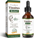 Yuaben Tinnitus Relief for Ringing Ears, Ear Drops for Clogged Ears & Ear Ringing Relief, Natural Ingrediers