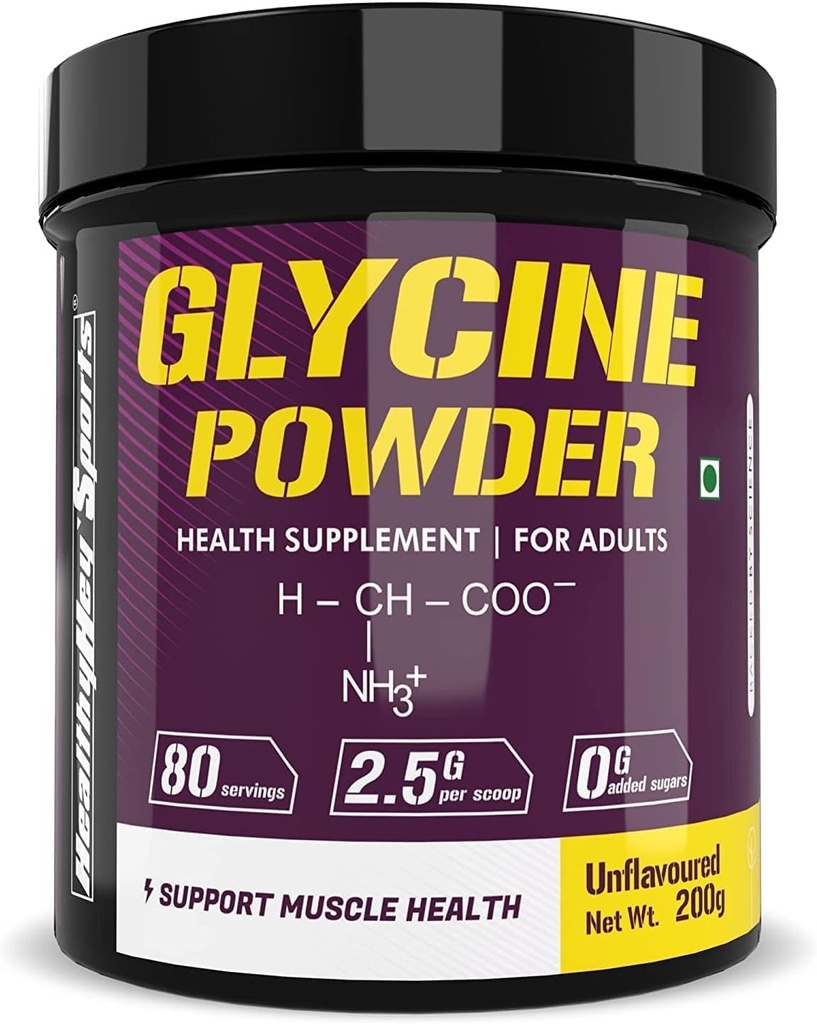 Glycine Powder - Amino Acid Suplemen - Dukung Kesehatan Otot - 200 gram - 80 Servis