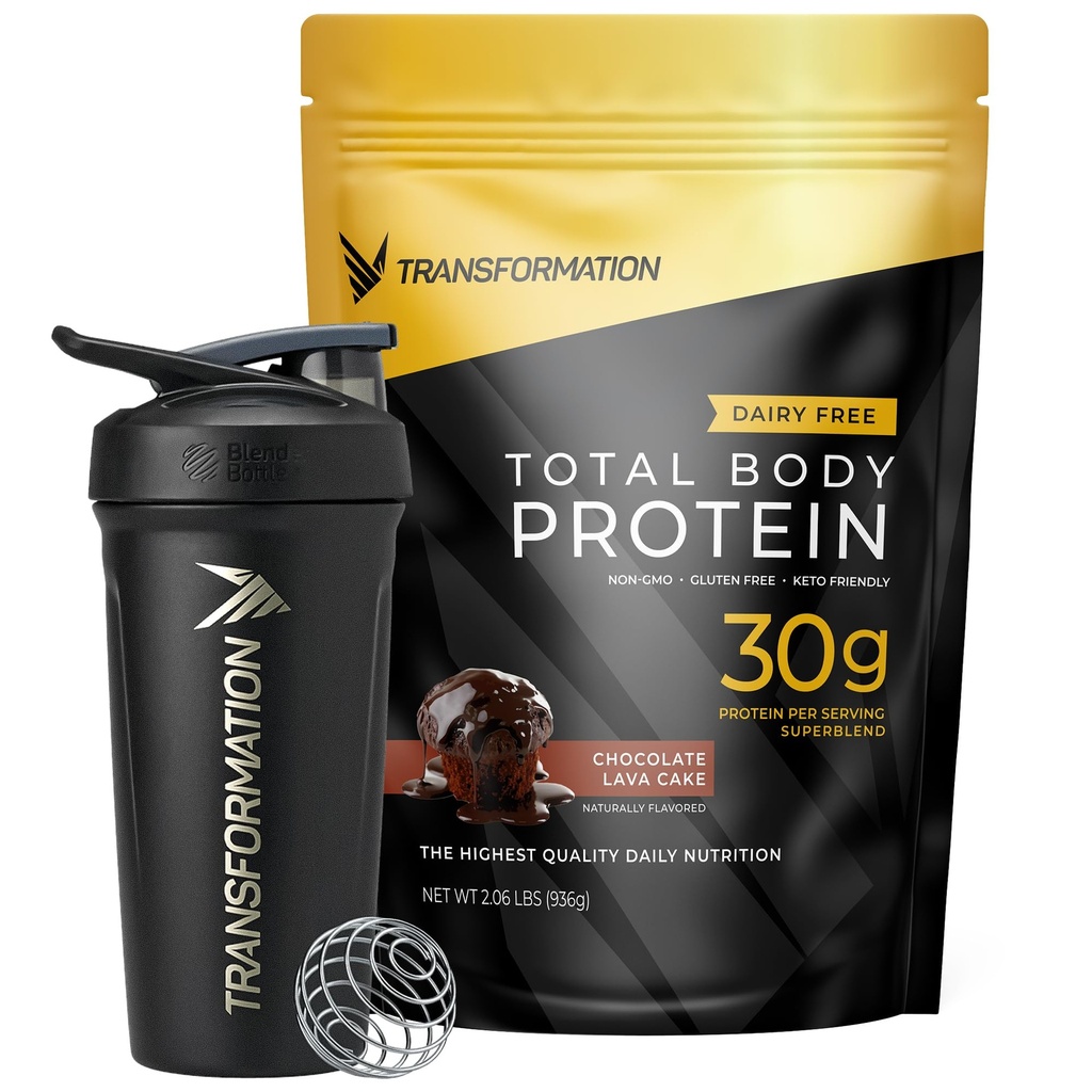 Transformasi Chocolate Protein Powder & Performance Insulated Shaker Bottle 124; 30G MultiG Protin Superbite 124; Collagen Peptides, Egg White & Plant Blend 124; MCT Oil 124; BCAA Amino Acids