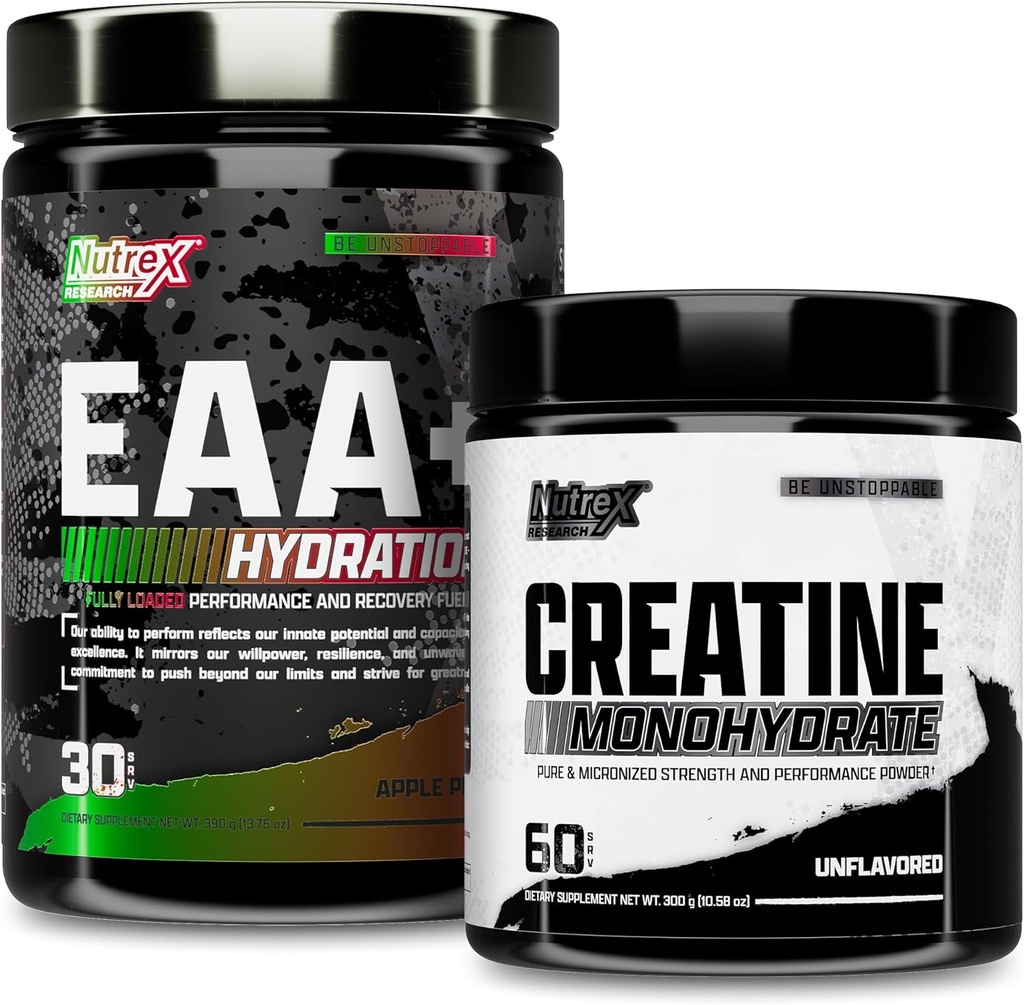 Nutrex Research EAA Hidration Apple Pear Aminos & Creatine Monohydrate Powder
