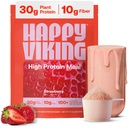 Selamat Viking Strawberry Protein + Superfoods Powder, dibuat oleh Venus Williams, 20G Protein, Low Carb, Keto, Vegan, Gluten- Free, Non-GMO, Superfoods, Complete Meal Replacement, 1 Canister (24 oz)