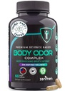 Zenmen Aually Body Deodorizing Suplement - Body Odor Pills - Internal Deodoran untuk Underarms, Intimate Areas, dan Parts Swasta - 60 Vegan Capsules. Dibuat di Amerika Serikat