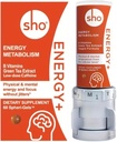 SHAVAN Energy + Focus Supplement Kit - Matcha Green Tea Extract, Methylated B Complex, Vitamin B dan Caffeine Natural Energy Booster Tanpa Crash, Jitters for Men and Women - 60 Pil Isi Botol
