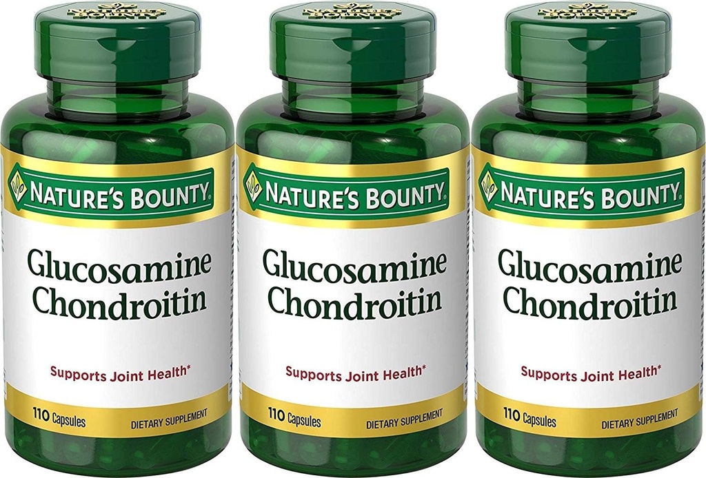 Nature 's Bounty Glucosamine Chondroitin Complex, 110 Count (Paket 3)