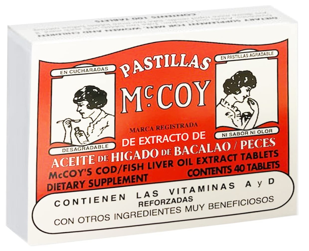 Mccoy Cod / Fish Liver Oil Extract Tablet 40