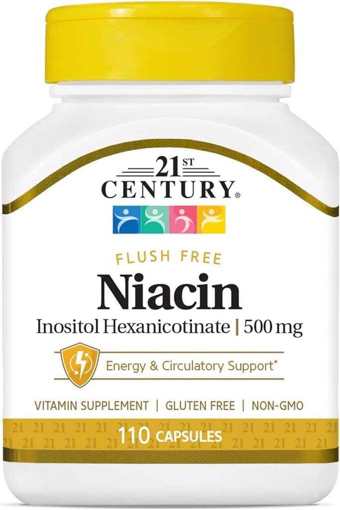 Niasin Flush Free 500 Miligram 110 Capsules