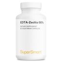 Supersmart - EDTA Zeolite 98% (Femula Lanjutan) - dengan Milk Thistle & Parsley - Potency Suplemen Tinggi 124; dibuat di USA AS 124; Non-Gluten Free - 90 Vegetarian Capsules
