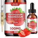 Potasium Magnesium Citrate Suplemen, Liquid Magnesium Citrate Drops 500mg dengan Ashwagandha, Kalsium, Zinc, Vitamin D3, B6, B12, CoQ10 - Dukung Tenang & Muscle & Imune Health Vegan 2