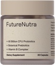 10 Strains Advanced, Prestipation, and B Vitamin for Total Digetical & Ammune Health, Supports Occational Constipation, Bloating, Diare - 30 Count / Bottle