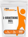 BulkSuplements.com L- Orniyoy HCI Powder - OrniyousSuplemen, Amino Acids Suplemen - Gluten Bebas, 1g per Serving, 1kg (2.2 lbs) (Paket 1)