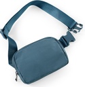 ODOS Unisex Mini Belt Bag dengan Adjustable Strap Little Fanny Pack untuk Workout Running Traveling Hiking, Blue