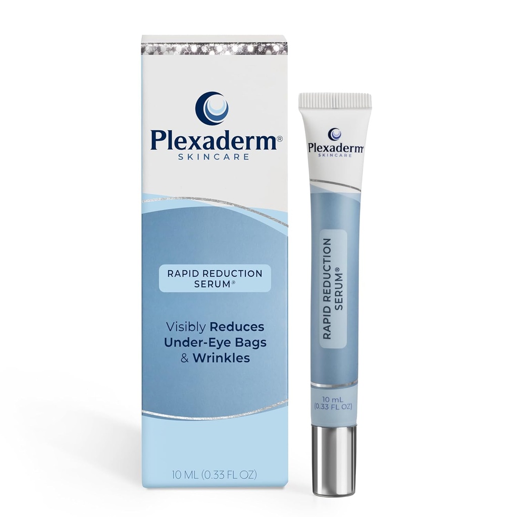 Plexaderm Reduction Eye Serum - Visely Reduces Under- Eye Bags, Wrinkles, Dark Circles, Fine Lines & Crow 's Feet Instantly, Anti Aging Wrinkle Remover untuk Face, Ukuran Penuh