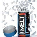 MELT - Best Thermogenic Fat Burner for Men & Women - Appetit Suppresant Pills for Fast Weight Loss - Energy Booster and Mental Focus Suplement - Diet Pills Itu Kerja - 60 caps