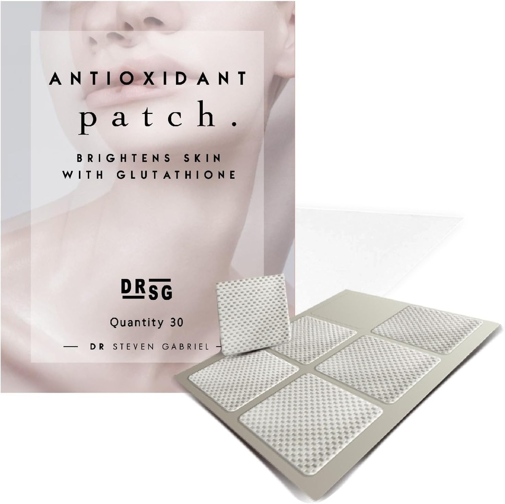 Dr. Steven Gabriel 124; Glutathione Antioksidant Patch 144; Brightens Skin 124; 30 Day Supply