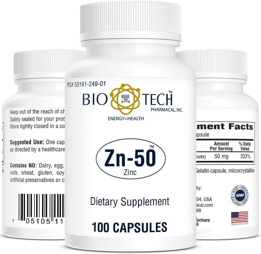 BioTech Pharmacal - Zn-50- 100 Count