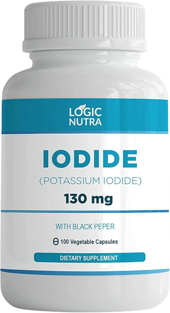 Iodin (Potassium Iodide) 130 mg dengan 100 Katup Vegetable