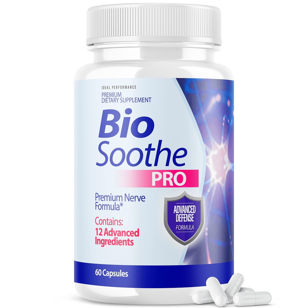 IDEAL Performance Biooothe Pro Neuropathy Treatment Capsule for Nerve Pain Repair Pills Bio Soothe Premium Formula Supplemen Alpha Fix Neeve (60 Capsules)