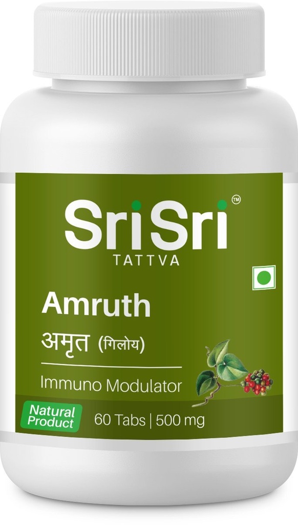 Sri Sri Product Ayurveda Amruth Immuno Modulator Tablet 500Mg PACKOF 2