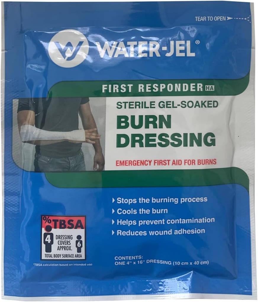Air Jel Burn Dressing, Sterile 4 X 16 dari Rescue Essentials