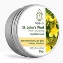 Telioils Organic St John 's Cort Beeswax Dry Skin Cream