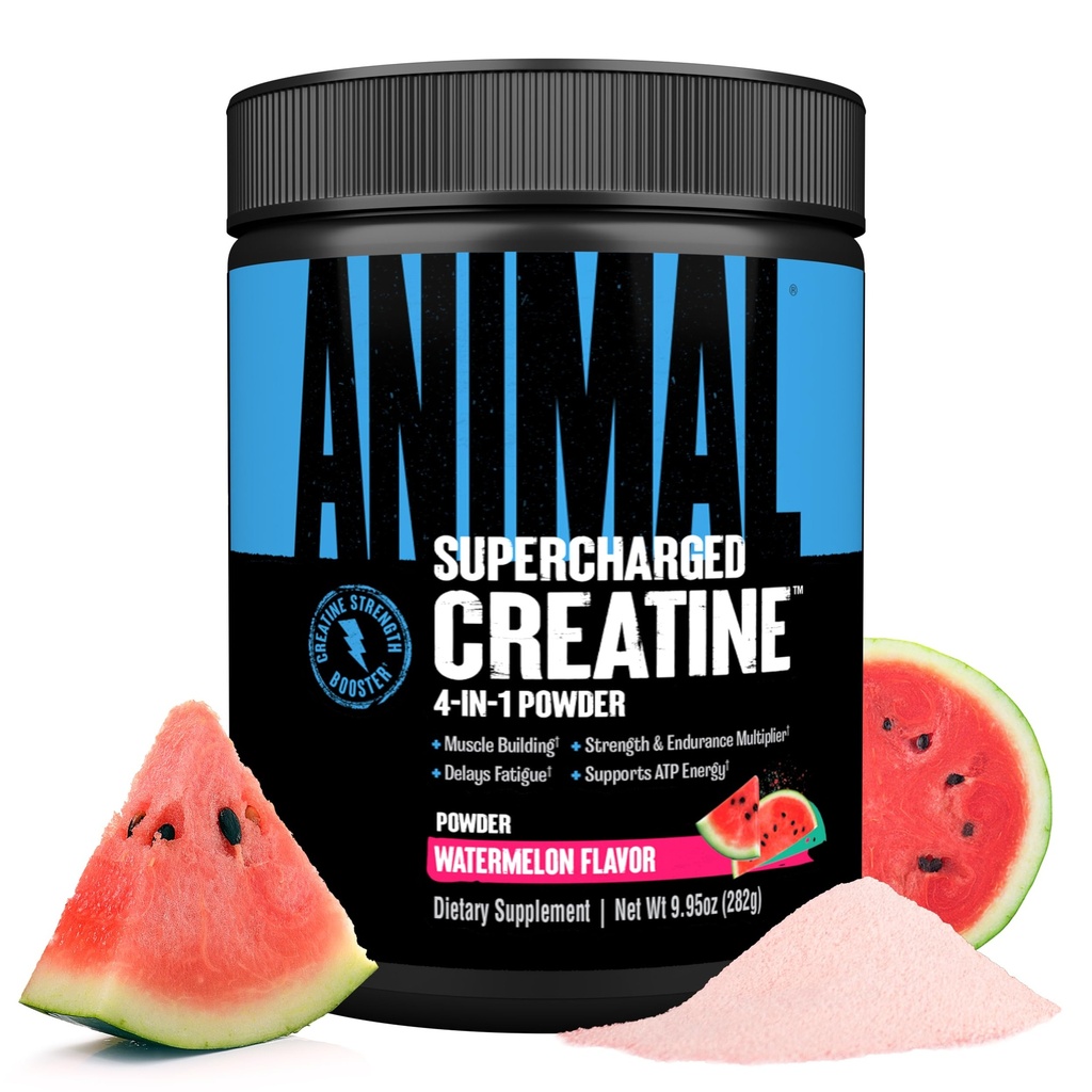 Hewan Supercharged Creatine Powder - Flavored Creatine Monohydrate Enhanced with Betaine Anhydrous, PurpleForce & Senactiv, Energy, Endurance, Muscle Recovery for Men and Women - Watermelon, 300g