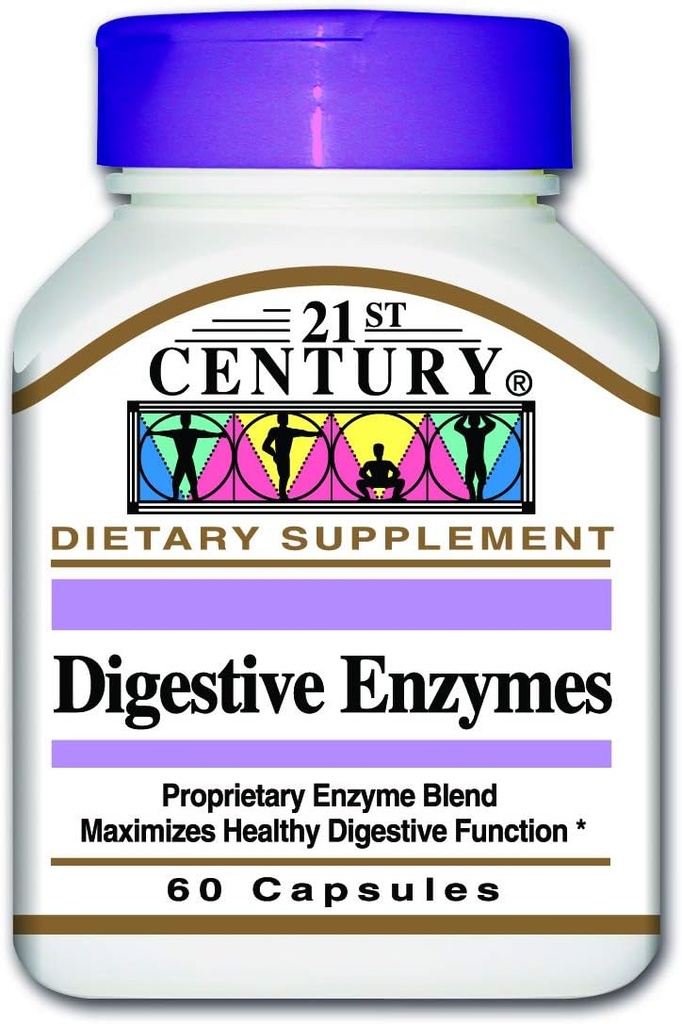 21 Century Digeptical Enzymes Capsules, 60 Count (Paket 2)