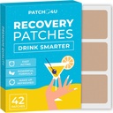 Party Recovery Patch 42 Pack - Wake Up Refreshed & Energized with Our 100% Natural Ingreations Patch - Skin- Friendly & Waterproof - Terapkan Sebelum Minum - Enhanced Morning Formula