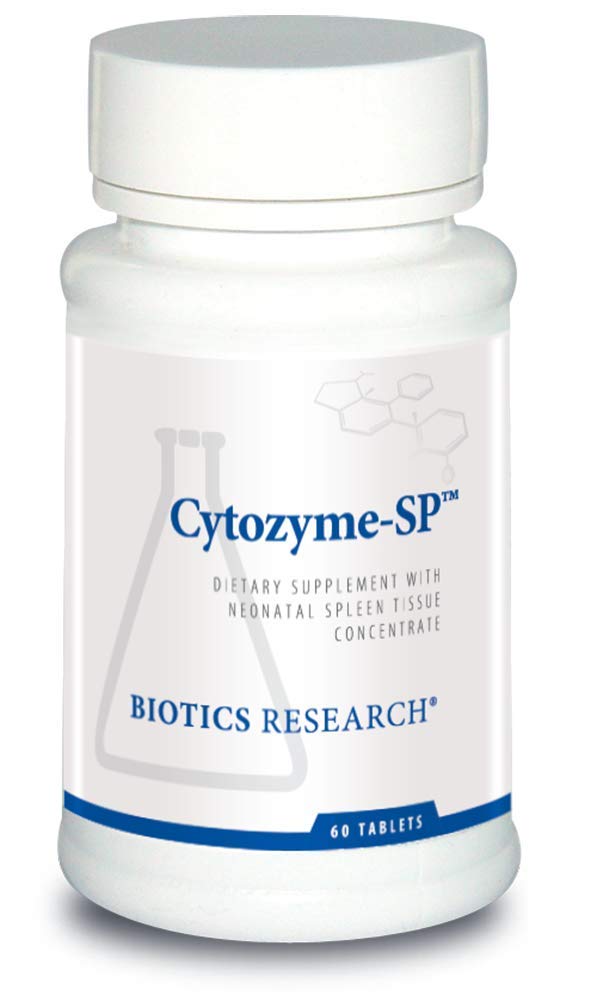 Biotics Research Cytozyme SP Neonatal Spleen, Mendukung Iron dan Bilirubin Levels, Menyediakan Dukungan Imune, Mendukung Fungsi SPleen, SOD, Catalase, Scan Antioksidant 60 tablet