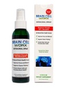 # 1 Brain Health Booster in A Spray - Impreve Focus and Memory - Brain Cell Worx (Sublingual), All Natural - Murni Tingkat Ingrediens Alpha GPC (Choline), Ginkgo and Resveratrol