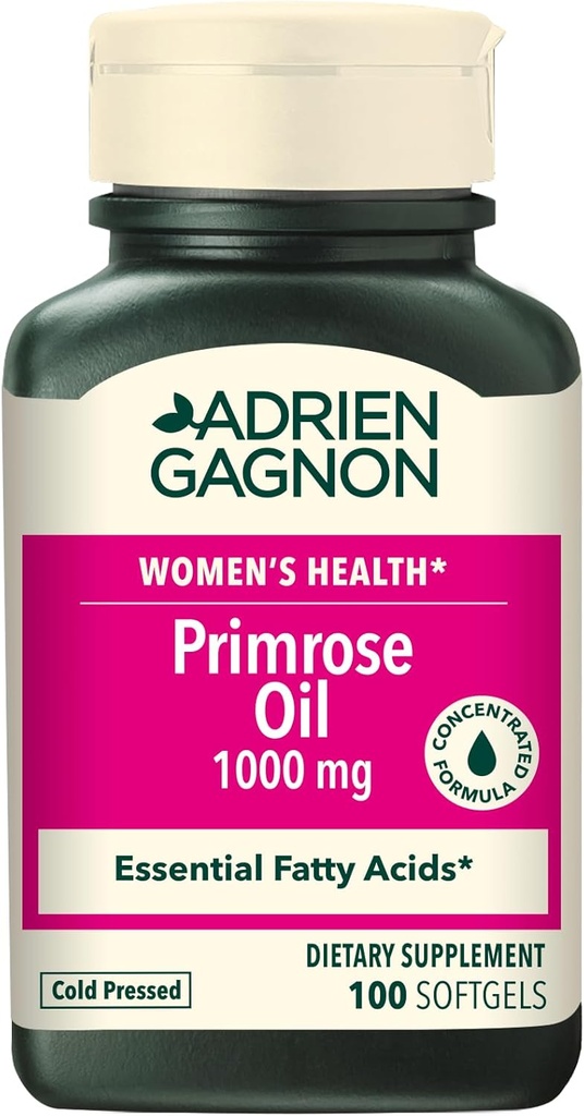 Adrien Gagnon - Evening Primrose Oil 1000 mg, for Premrose Syndrome - 100 Count