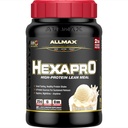 ALLMAX HEXAPRO, French Vanilla - 2 lb - 25 Grams Protein Per Serving - 8-Hour Ditahan Pelepasan - Nol Gula - 21 Hamba