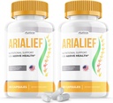 (2 Paket) Arialief Capsules Sciatica - Resmi Formula - Arialief Vitamin Suplement Advanced Power Formula, Arialief Capsules Nutration Dukung Kekuatan Maksimum Overall Wellness (120 Capsules)
