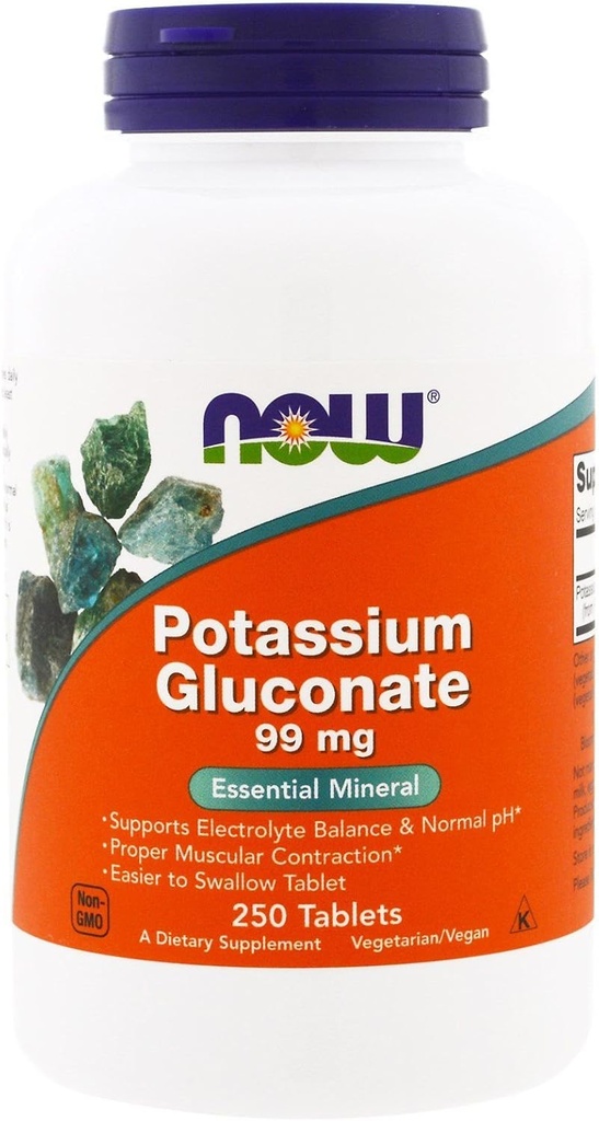 Sekarang Makanan Potasium Gluconate 99 Juta - 250 tablet