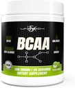 Unitech USK BCAA 124; Perbaikan Kerja untuk Pemulihan Otot, Dukungan Endurance & Nutrient Absorpsi 124; Kaya dengan Vitamin C, B6, Valine, Leucine & Idiscucine 124; Green Apple Flavor, 300g
