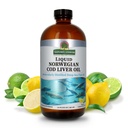 Nature 's Respons Cod Liver Oil Liquid Supplement, 16- Fluid Ounces 124; Promotes a Healthy Heart & Brain 124; Cognitive and Cardiovascular Dupport 124; Great Tasting (Pack of 1)