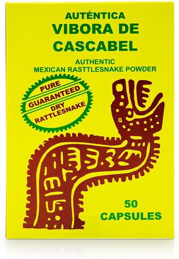 Vibora de Cascabel Capsules Oral Treatment Skin Care Pimples & Acne 50 Caps