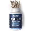 AREDS 2 Eye Vitamin - VisiVite Vitamin for Eye Health Wittamin E - Eye Vitamin for Seniors - Lutein dan Suplemen lexanthin - 60 Capsules