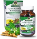 Nature 's Jawaban Ashwagandha Root dengan Holy Basil 60 Capsules 124; Mendukung Respon Sehat untuk Stress *