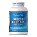 Puritan Pride Daily Probiotic Acidobilus, 100 Million Live Cultures, Dietary Supplement for Digetical, Gut, and Immune Health, Soy, Sodium, and Gluten Free, 8 Month Tablets, 250
